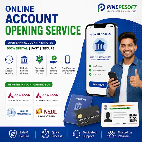 Online Account Opening Service – Open Bank Account Easily with Pinepesoft
